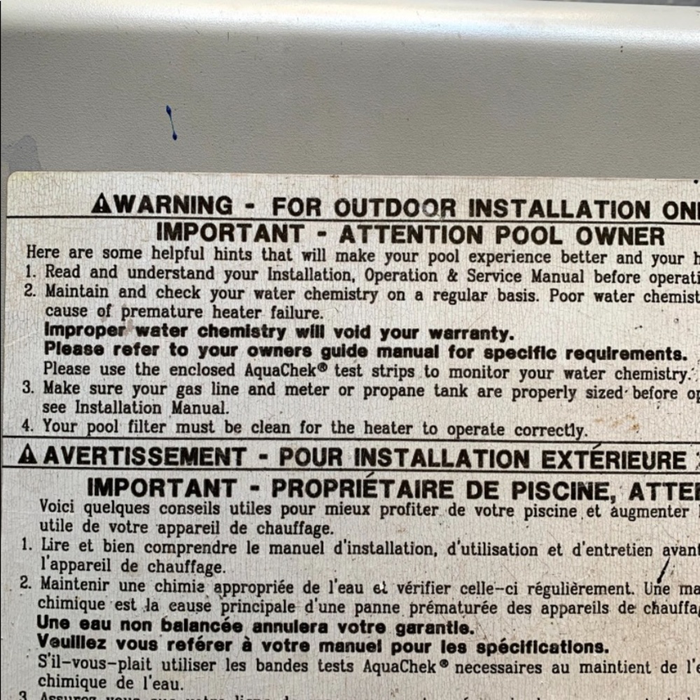 Pool heater